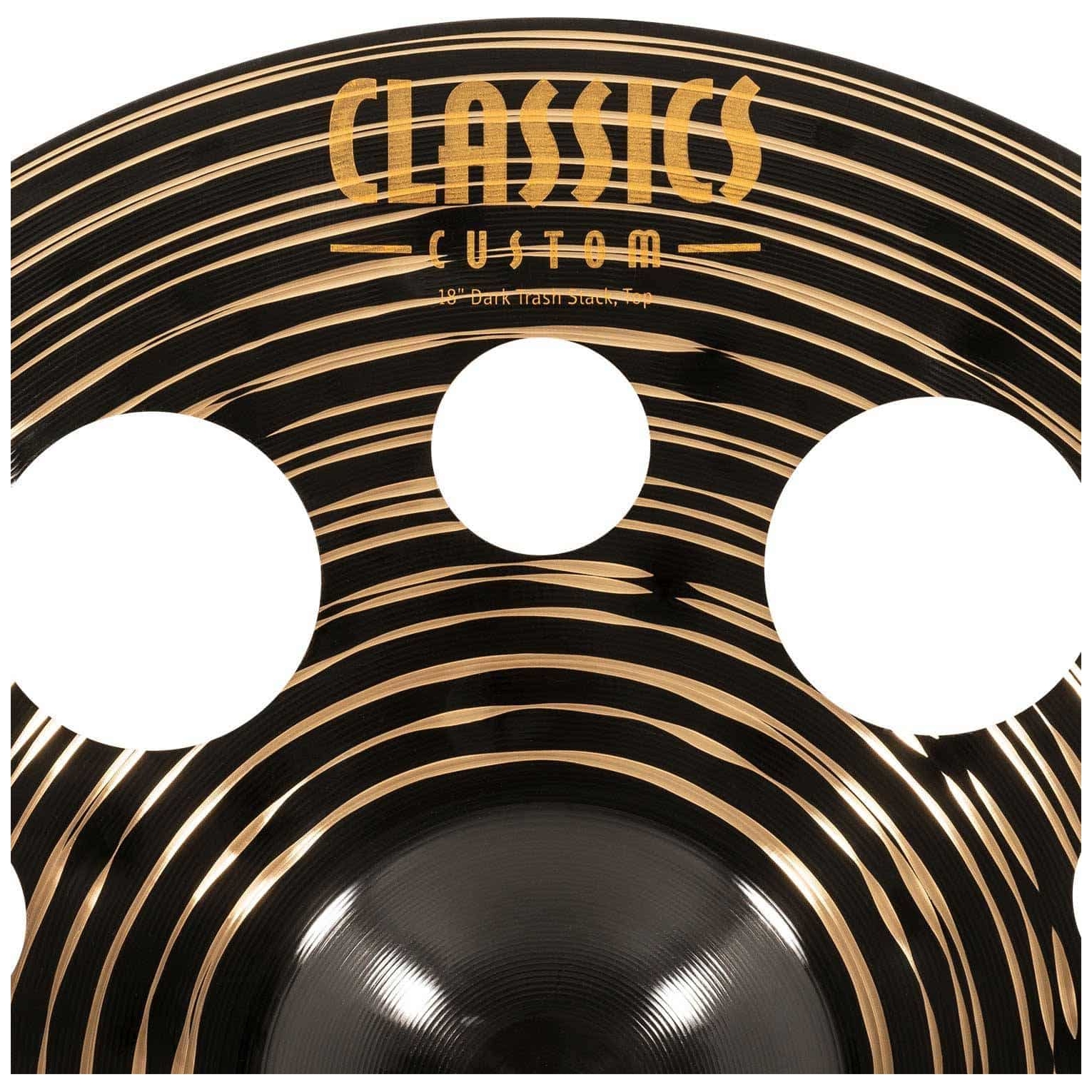 Meinl Cymbals - Meinl Cymbals CC-18DASTK - 18 Classics Custom Dark Trash Stack - 6