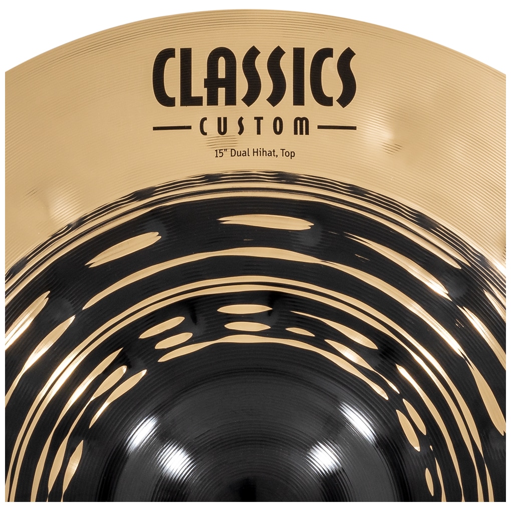 Meinl Cymbals - Meinl Cymbals CC15DUH - 15 Classics Custom Dual Hi-Hat - 6