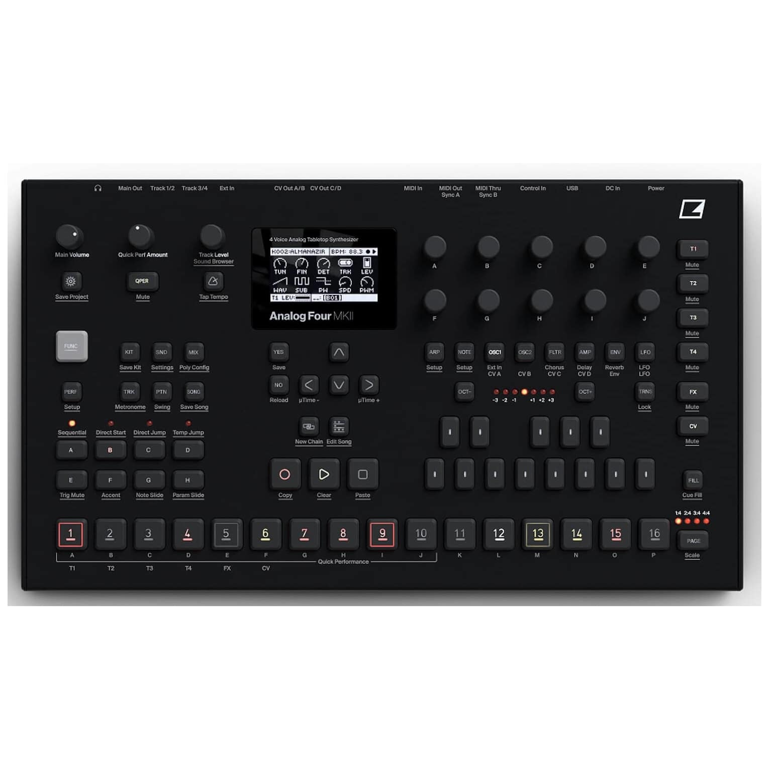 Elektron - Elektron Analog Four MKII Black - 1