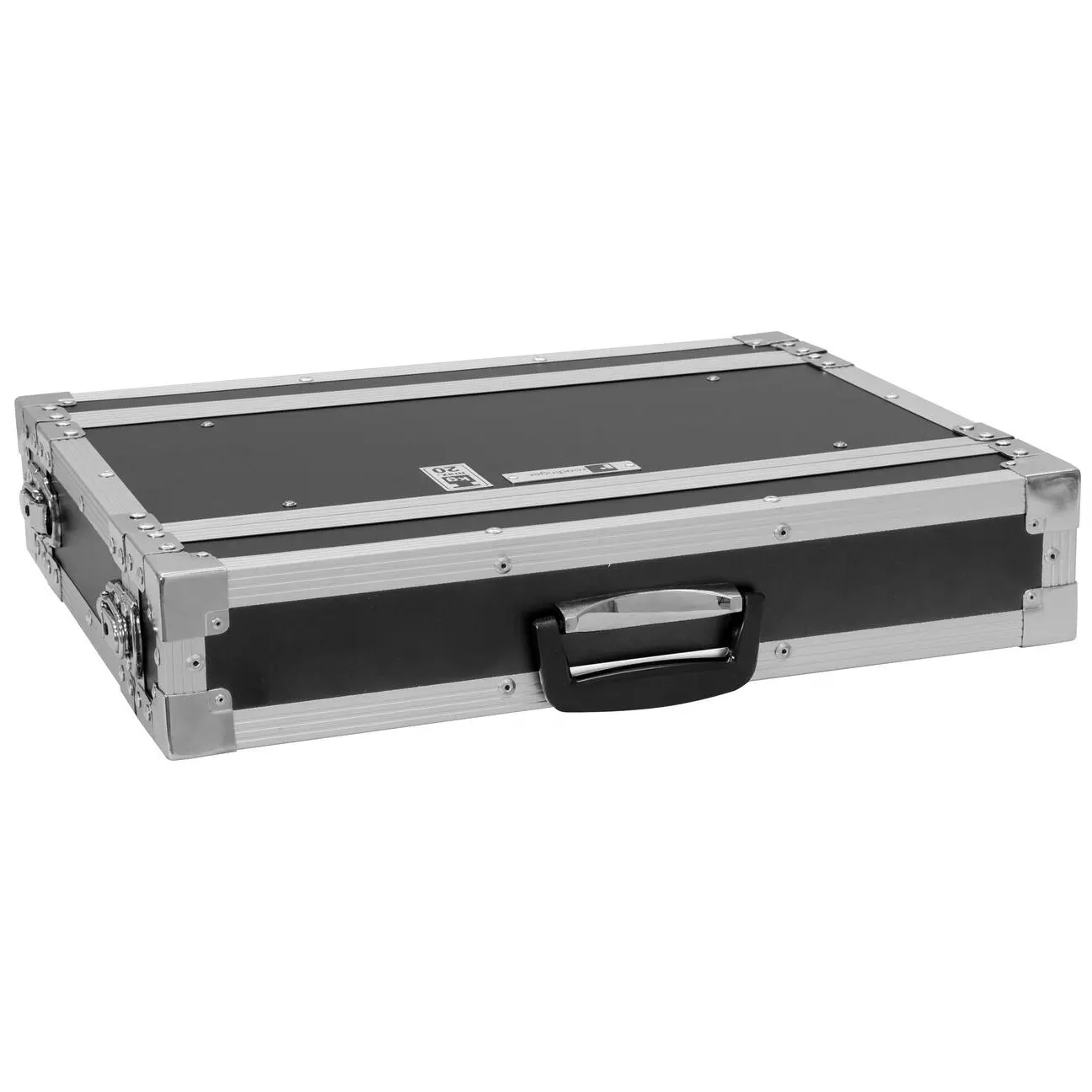 Roadinger Effektrack CO DD, 1HE, 24 cm tief, schwarz