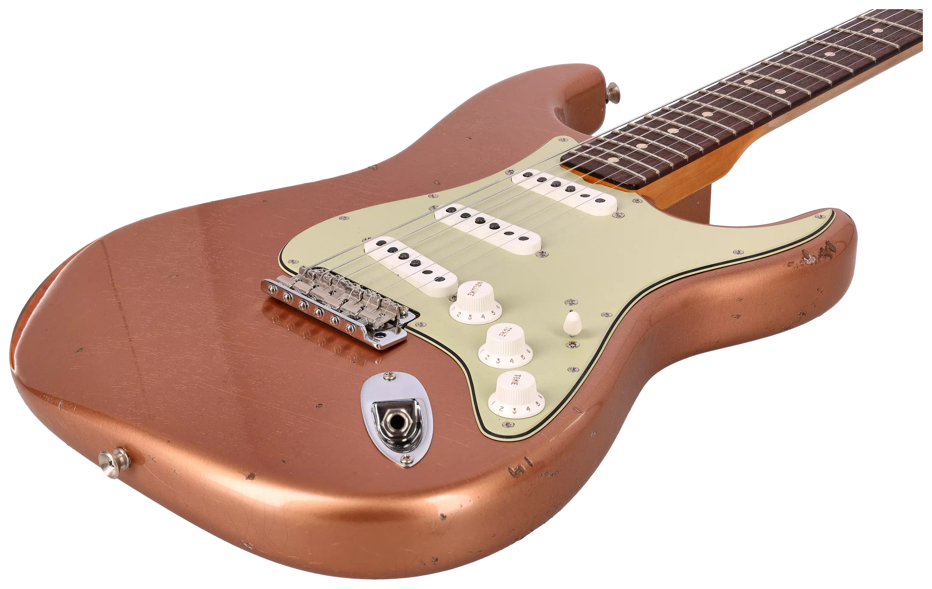 Fender Custom Shop 1963 Stratocaster Relic Aged Copper Metallic #CZ578517 8
