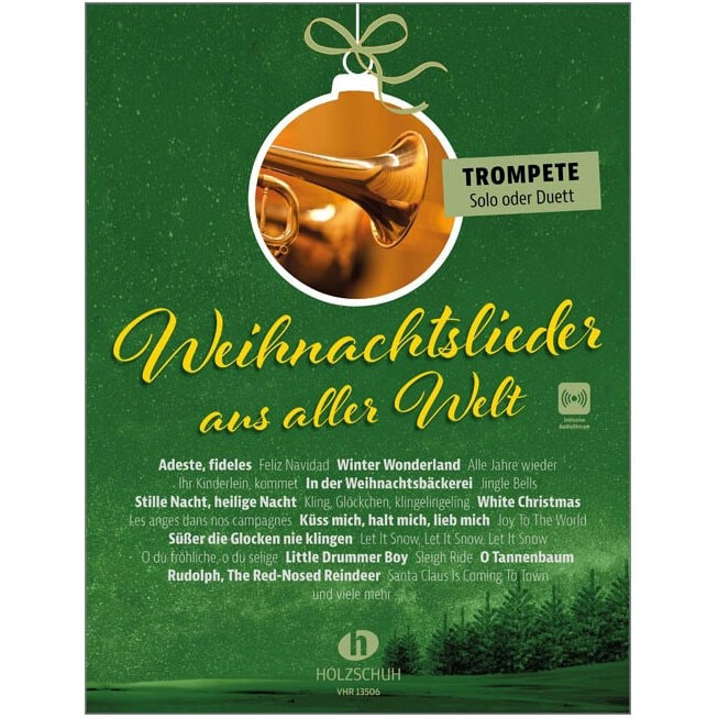 Holzschuh Verlag Weihnachtslieder aus aller Welt - Trompete