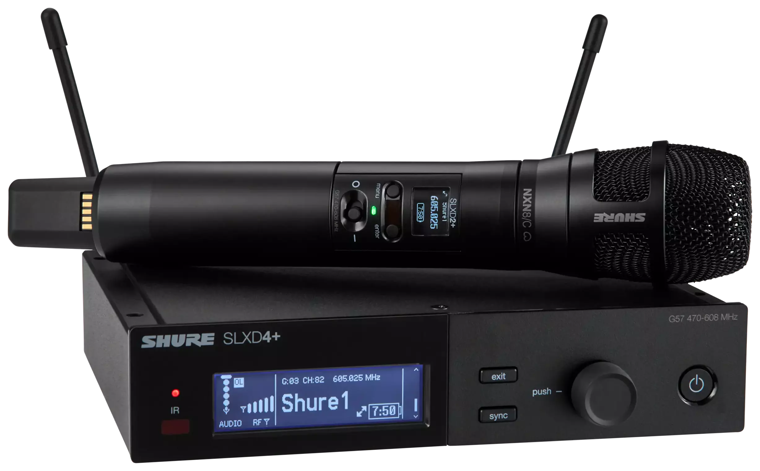 Shure SLXD24+ /N8C G65 Digitales Drahtlossystem 2
