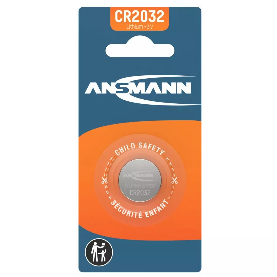 Ansmann Lithium Knopfzelle CR2032 2