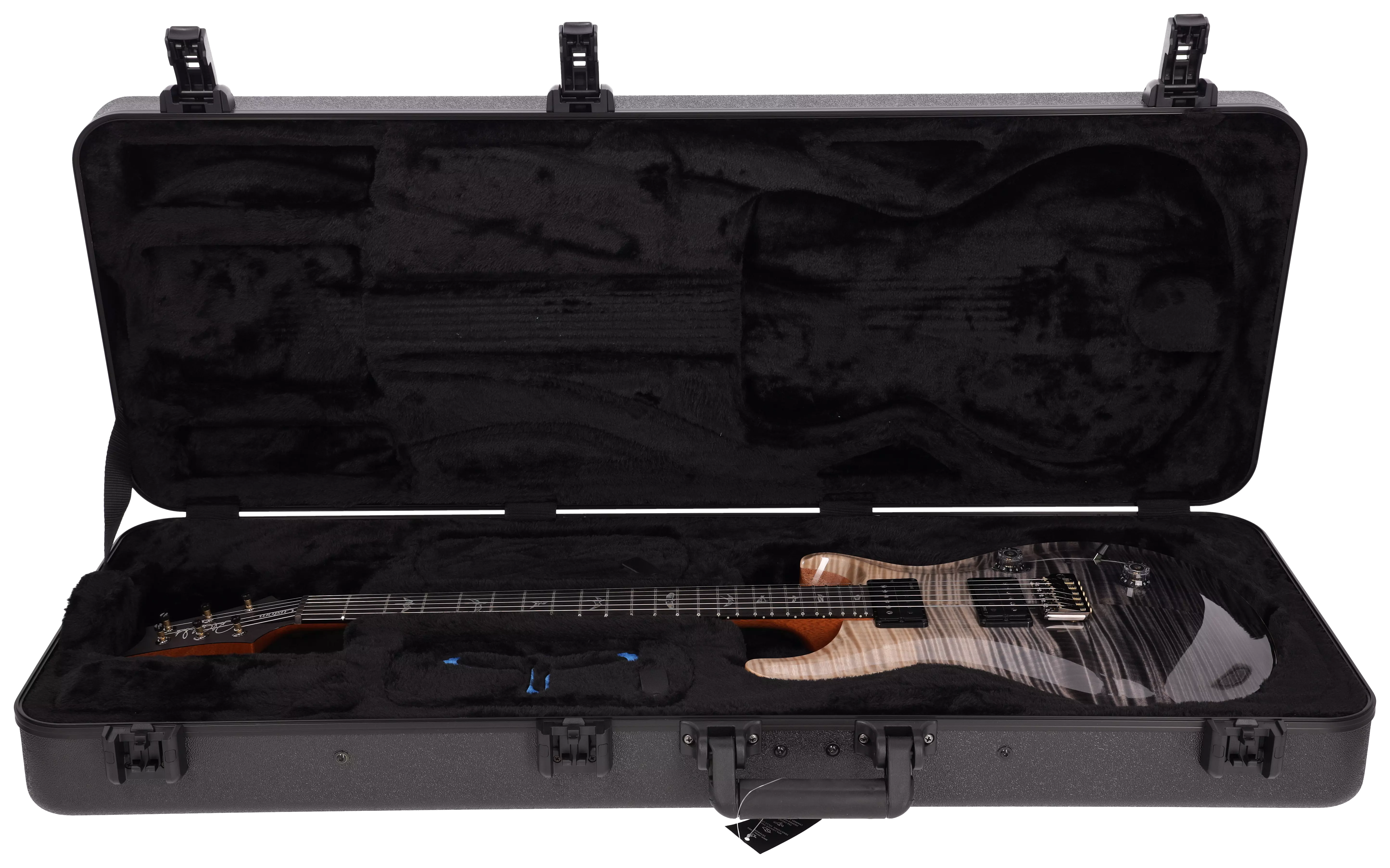PRS LTD Custom 24 Wood Library Gray Black Fade 10Top # 16