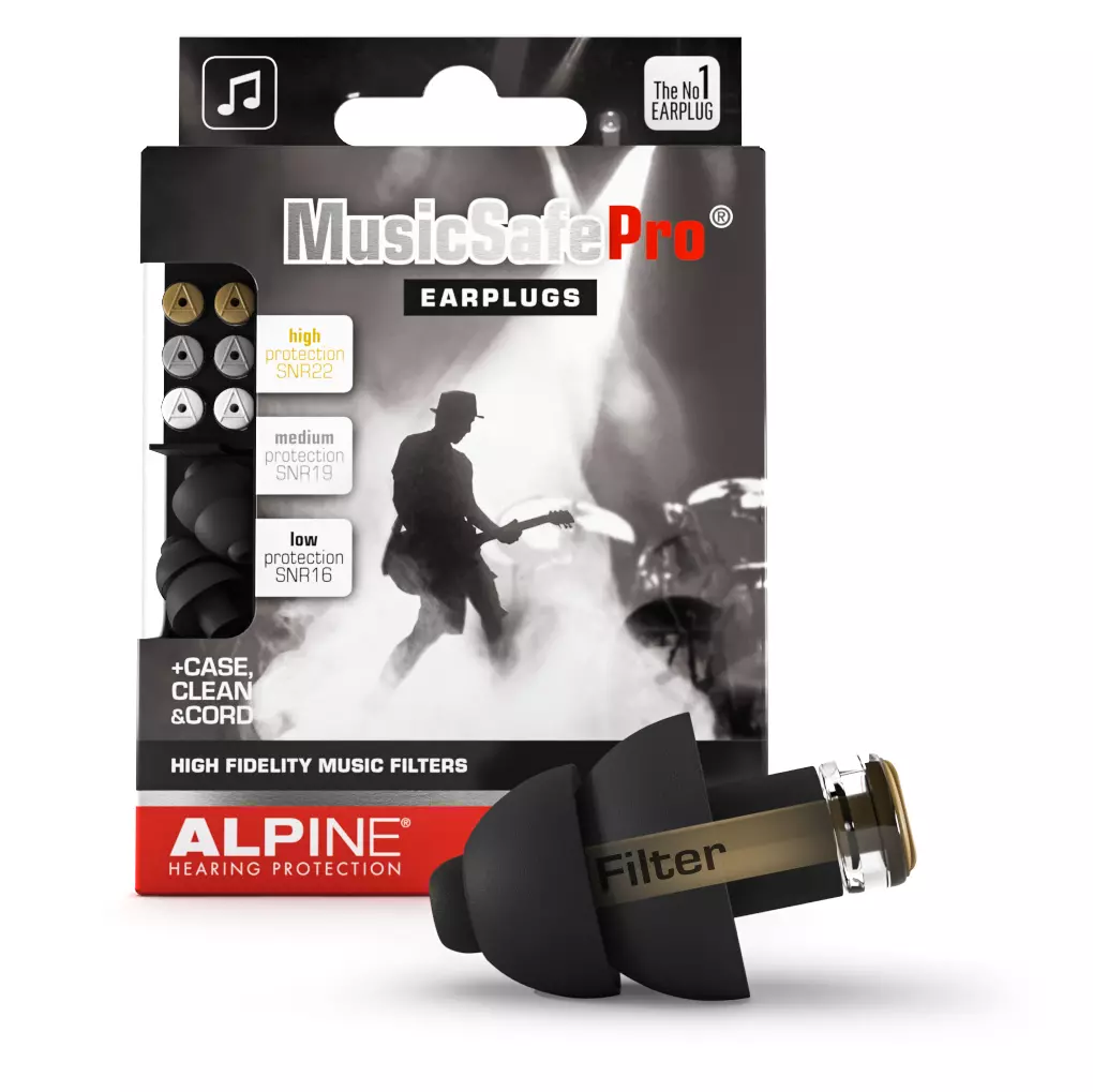 Alpine Hearing Protection MusicSafe Pro Black - Earplugs 9