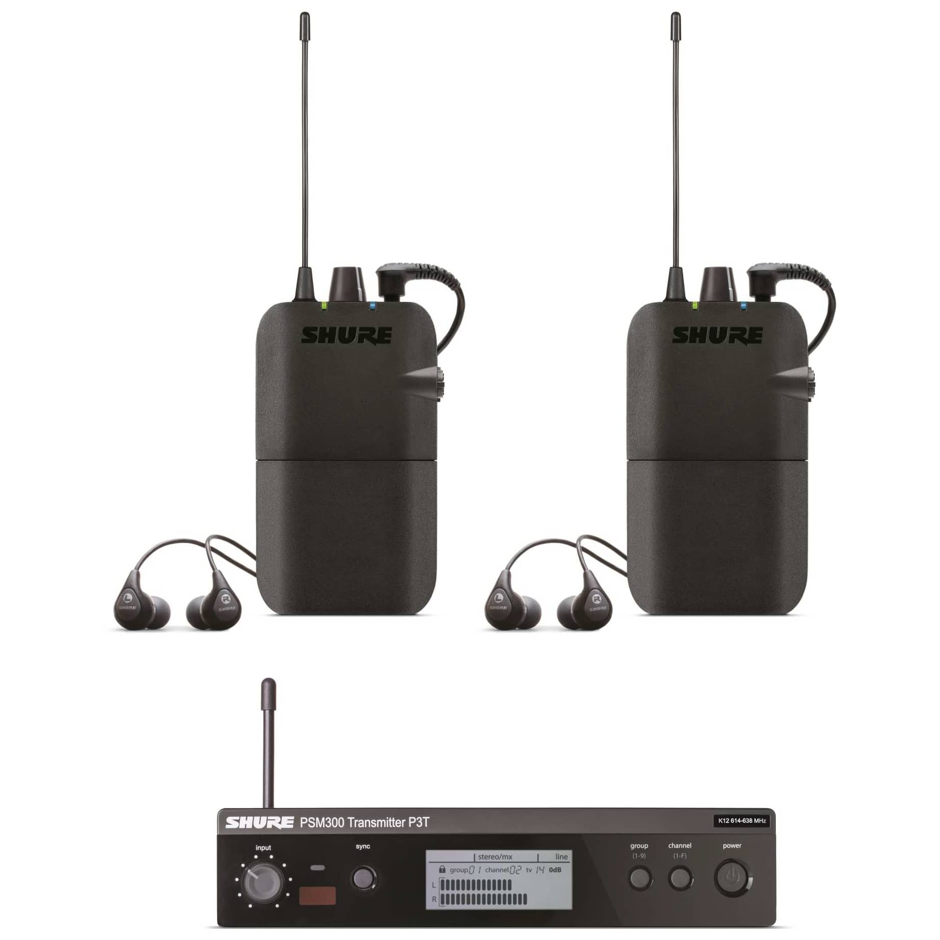 Shure - Shure PSM 300 TwinPack P3TER112TW-S8