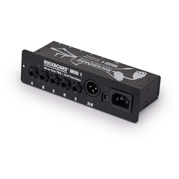 RockBoard - RockBoard MOD 1 V2All in One TRS XLR IEC Barrel Patchbay