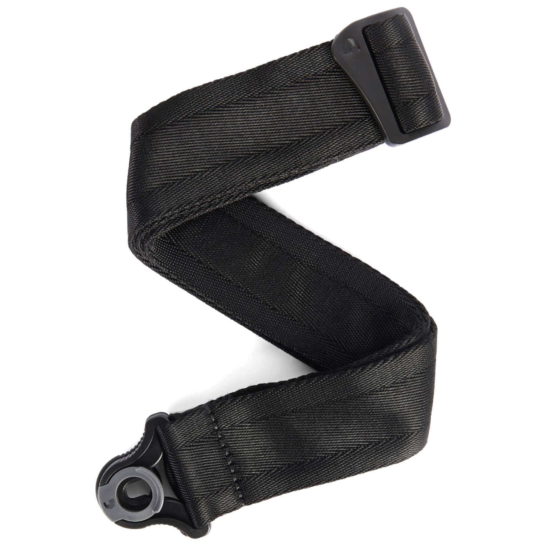D’Addario - D’Addario Gitarrengurt, Nylongewebe, Auto Lock, Black