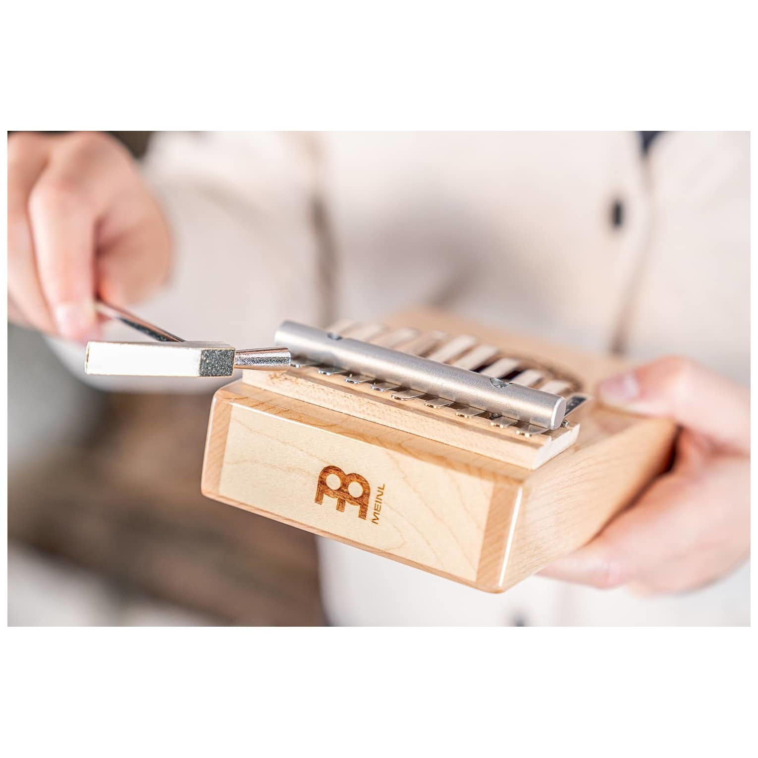 Meinl Sonic Energy - Meinl Sonic Energy KL1009H Soundhole Kalimba, 10 Töne, Ahornholz - 8