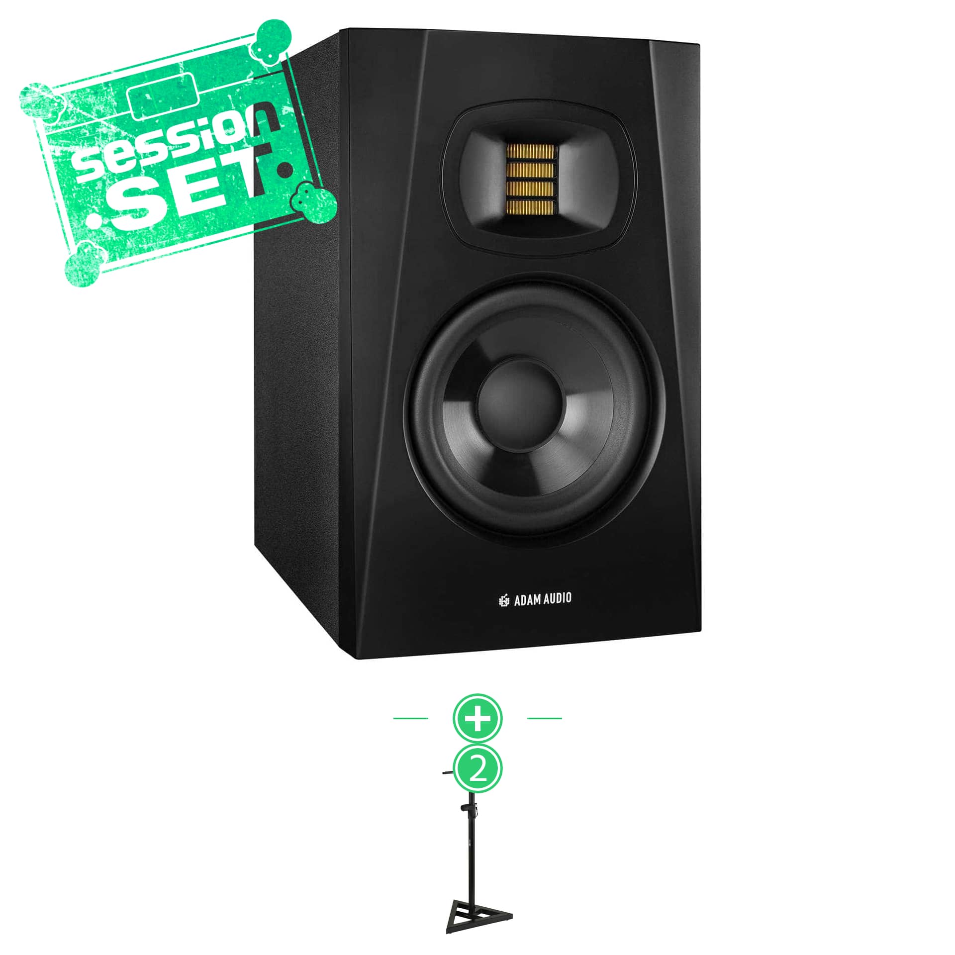 ADAM Audio T5V Aktiv-Monitor Set inkl. Monitor-Stative