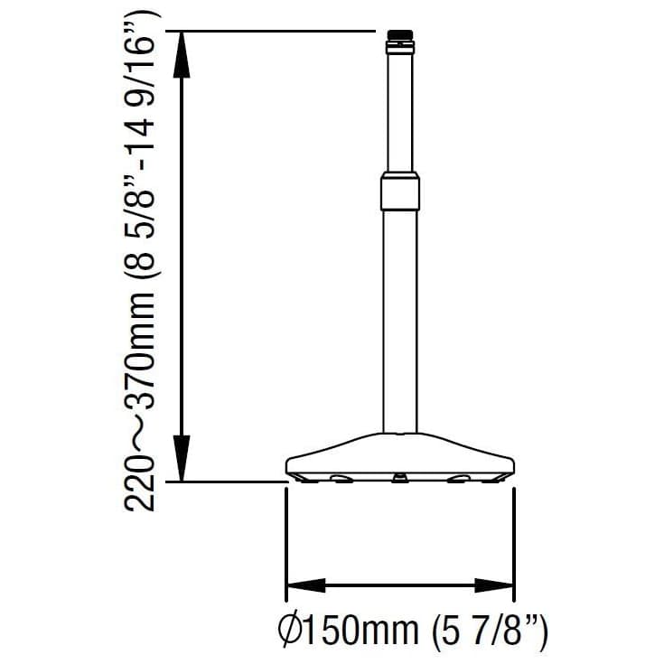 Image of Tama ms30bk iron works tour series table top microphone stand 12000189 2